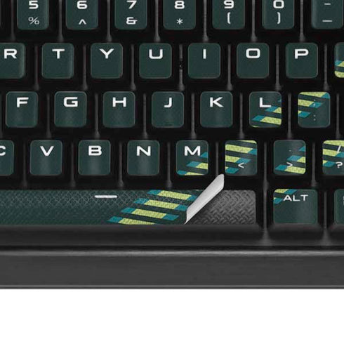 Australia Soccer Flag K95 RGB PLATINUM Mechanical Gaming Keyboard Skin